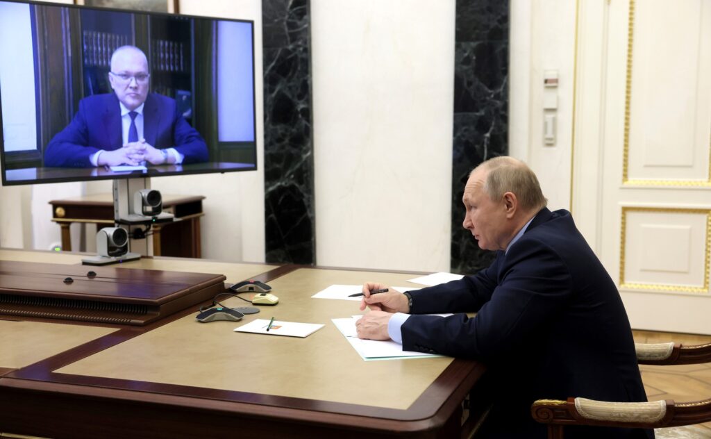Владимир Путин и Александр Соколов