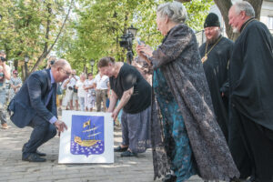 Открытие мемориальной таблички Павлу Флоренскому в Костроме