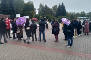 На митинге в Костроме 29 сентября 2022