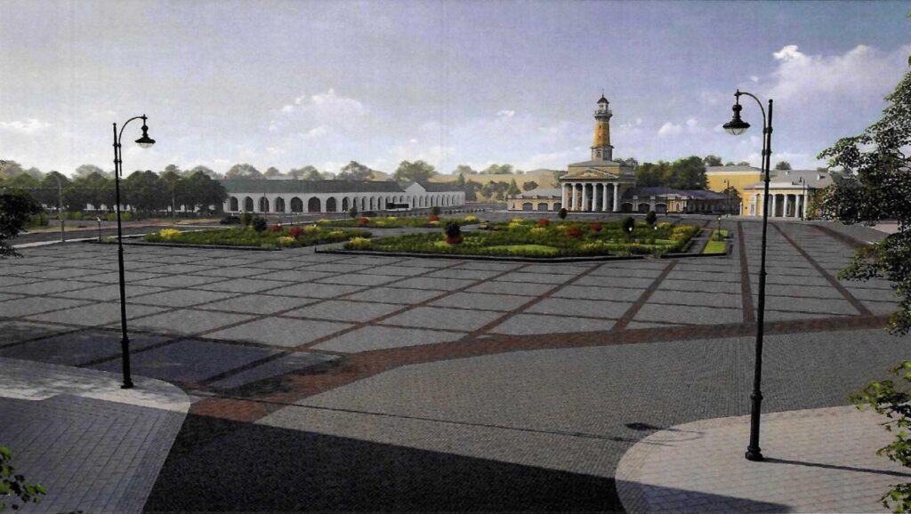 “Сковородку” в Костроме закатают в гранит